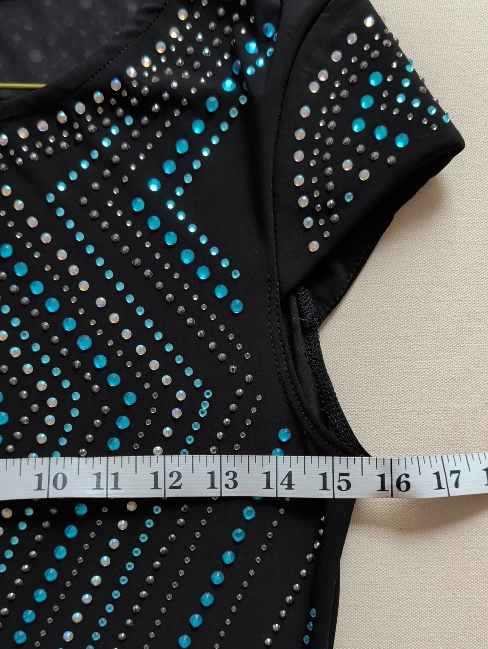Arden B Studded Rhinestone Geometric Bodycon Party Dress NWT Large - Picture 7 of 9